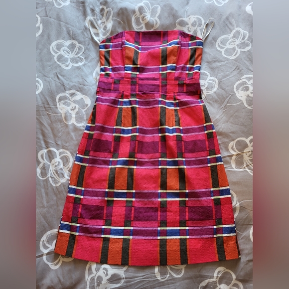 Banana Republic Plaid Strapless Size 2 Dress - Picture 12 of 12